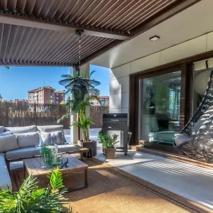  Apartamento Akomodat En Precioso Y Moderno Con Jardin Y Parking España